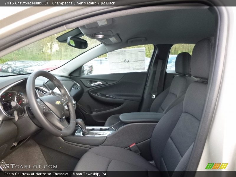 Champagne Silver Metallic / Jet Black 2016 Chevrolet Malibu LT