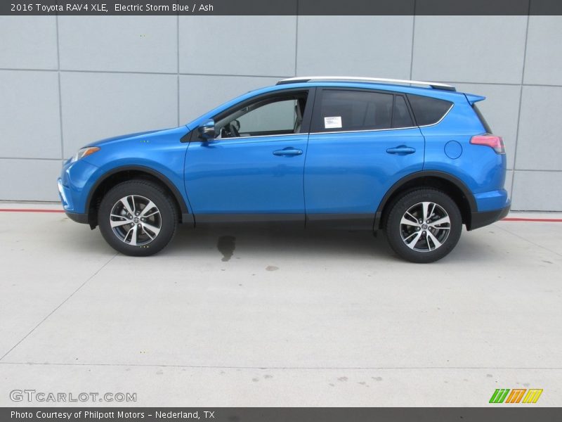 Electric Storm Blue / Ash 2016 Toyota RAV4 XLE