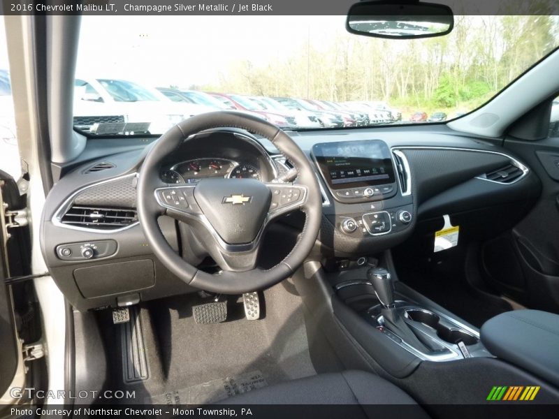 Champagne Silver Metallic / Jet Black 2016 Chevrolet Malibu LT