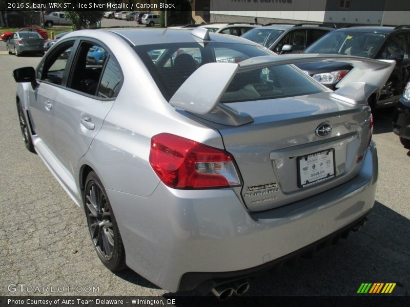 Ice Silver Metallic / Carbon Black 2016 Subaru WRX STI