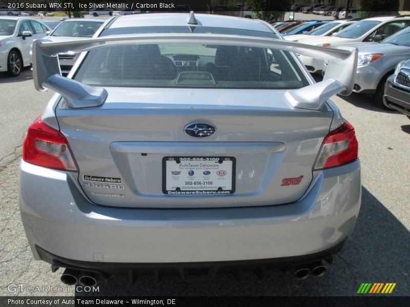 Ice Silver Metallic / Carbon Black 2016 Subaru WRX STI