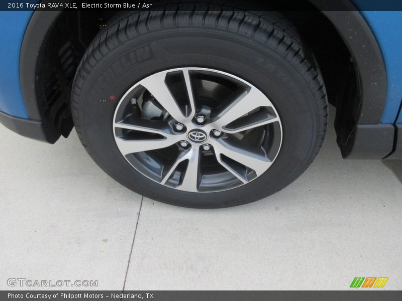 Electric Storm Blue / Ash 2016 Toyota RAV4 XLE