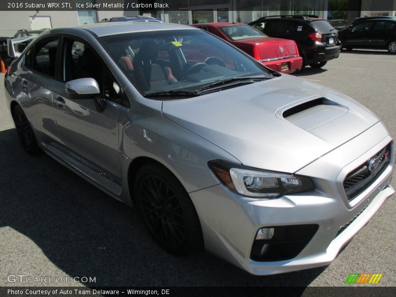 Ice Silver Metallic / Carbon Black 2016 Subaru WRX STI