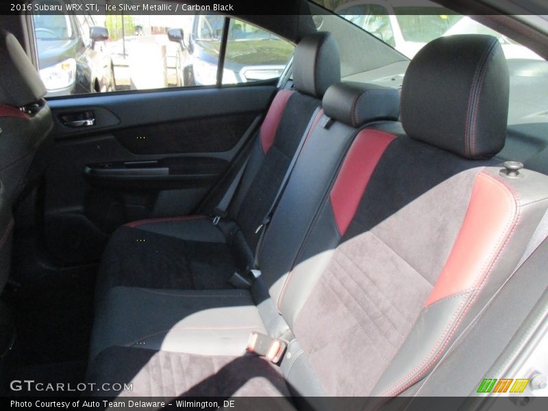 Rear Seat of 2016 WRX STI