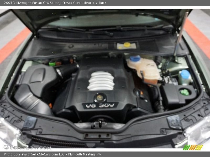 Fresco Green Metallic / Black 2003 Volkswagen Passat GLX Sedan