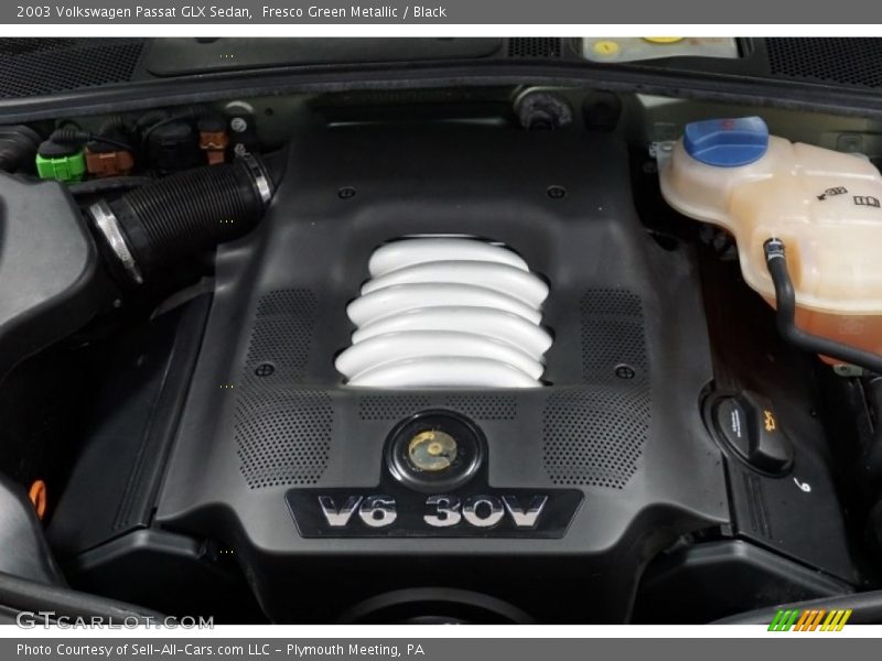 Fresco Green Metallic / Black 2003 Volkswagen Passat GLX Sedan
