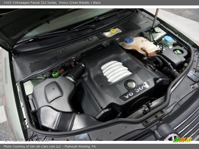 Fresco Green Metallic / Black 2003 Volkswagen Passat GLX Sedan