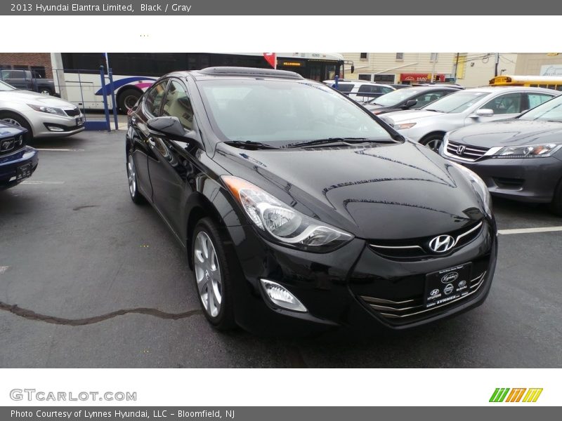 Black / Gray 2013 Hyundai Elantra Limited