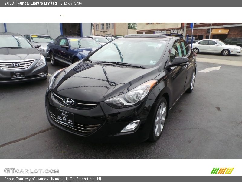 Black / Gray 2013 Hyundai Elantra Limited