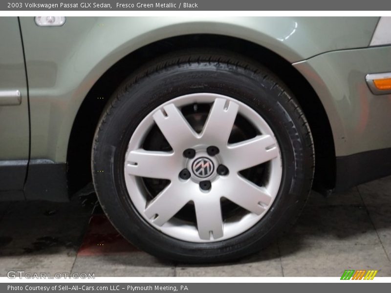 Fresco Green Metallic / Black 2003 Volkswagen Passat GLX Sedan