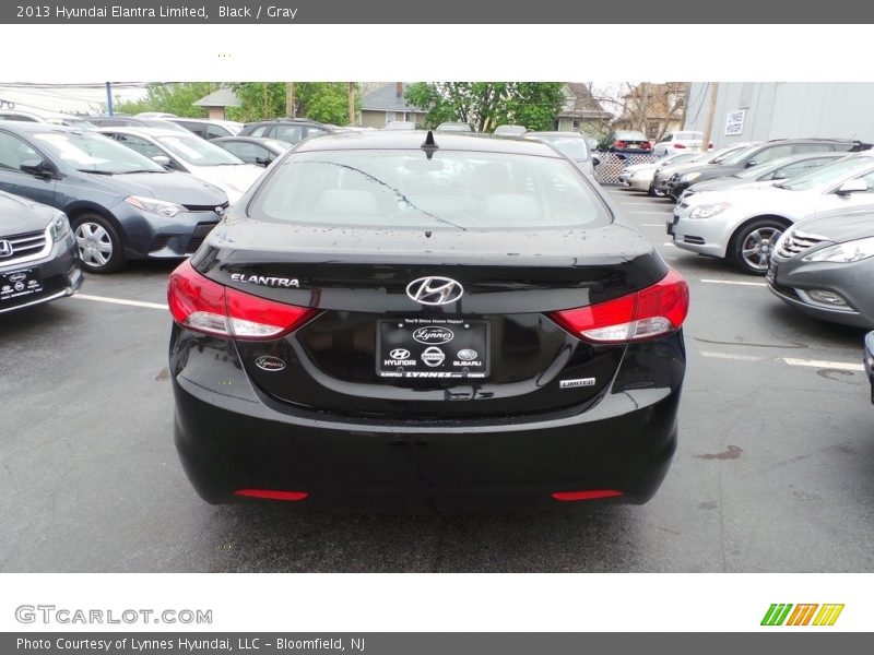 Black / Gray 2013 Hyundai Elantra Limited
