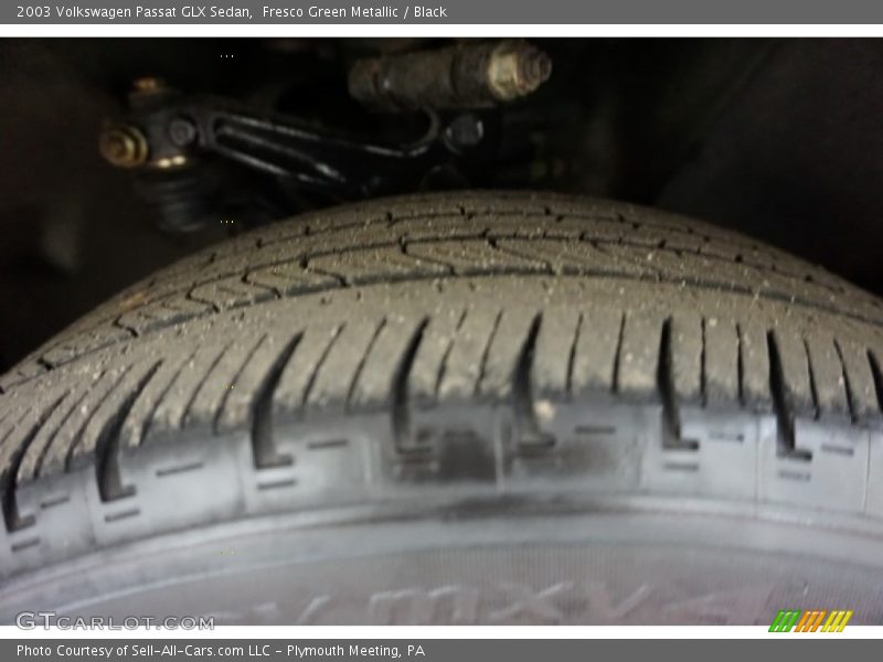 Fresco Green Metallic / Black 2003 Volkswagen Passat GLX Sedan