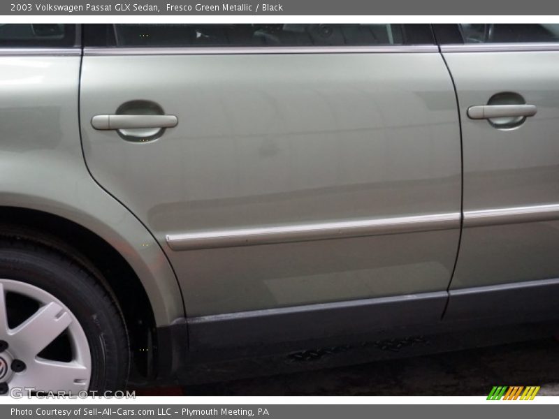 Fresco Green Metallic / Black 2003 Volkswagen Passat GLX Sedan