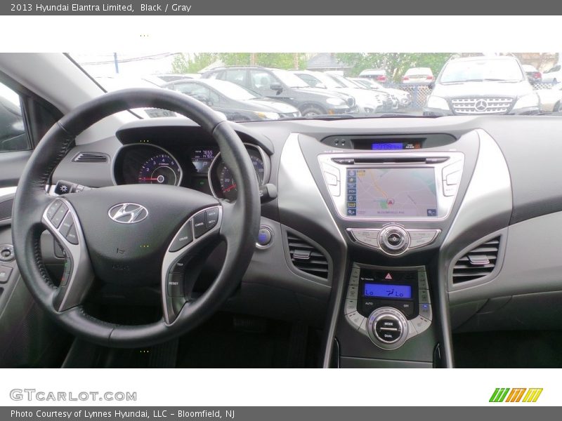 Black / Gray 2013 Hyundai Elantra Limited