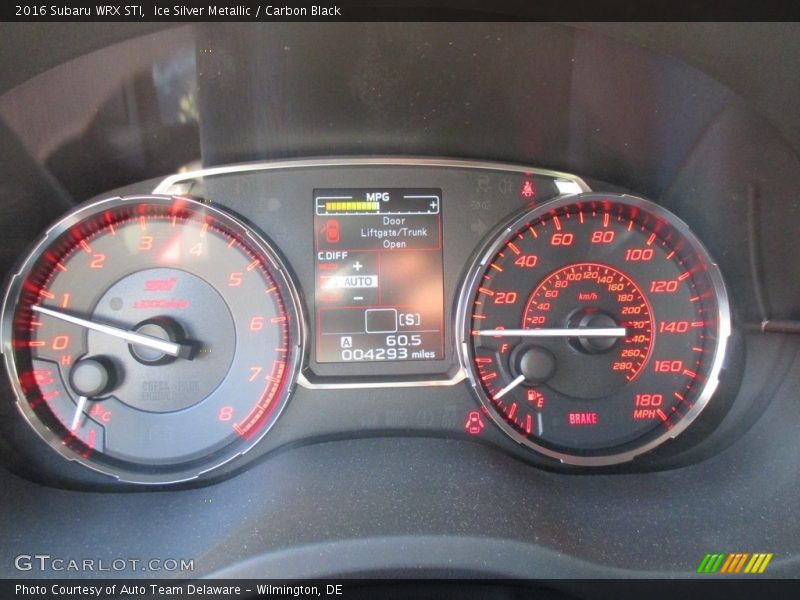  2016 WRX STI STI Gauges