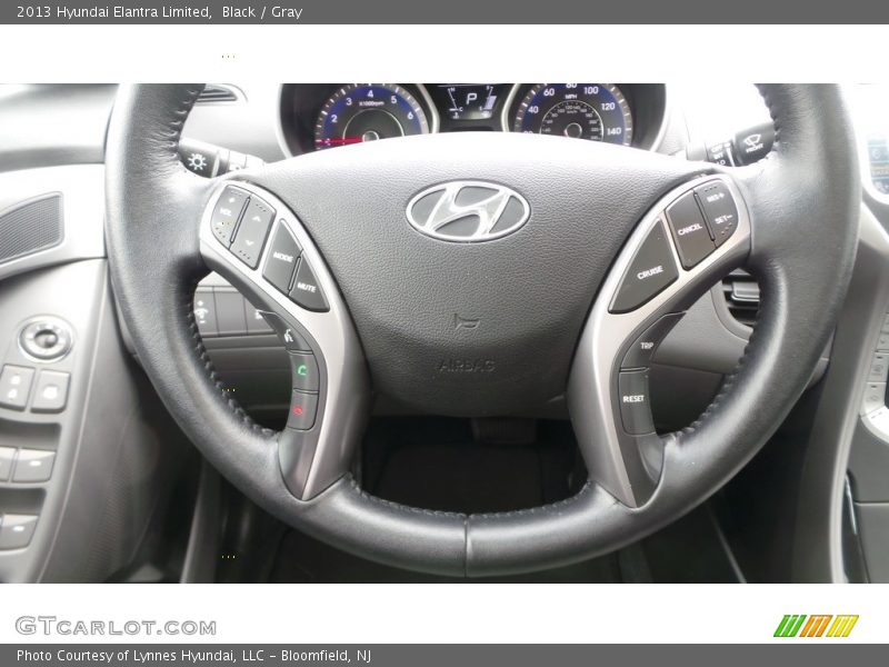 Black / Gray 2013 Hyundai Elantra Limited