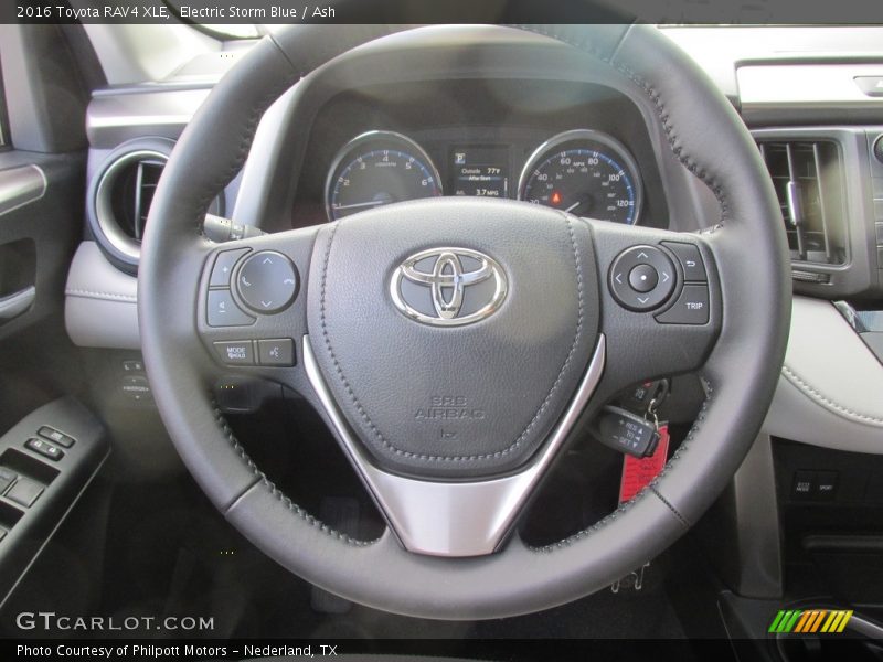 Electric Storm Blue / Ash 2016 Toyota RAV4 XLE