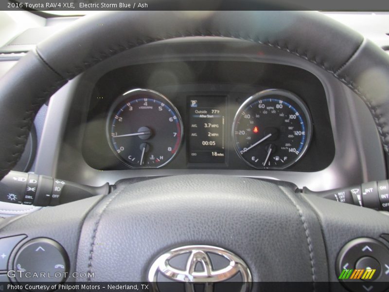 Electric Storm Blue / Ash 2016 Toyota RAV4 XLE