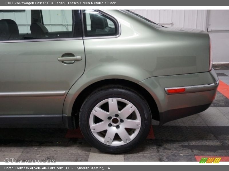 Fresco Green Metallic / Black 2003 Volkswagen Passat GLX Sedan