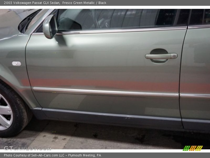 Fresco Green Metallic / Black 2003 Volkswagen Passat GLX Sedan
