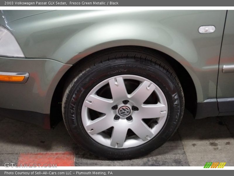 Fresco Green Metallic / Black 2003 Volkswagen Passat GLX Sedan