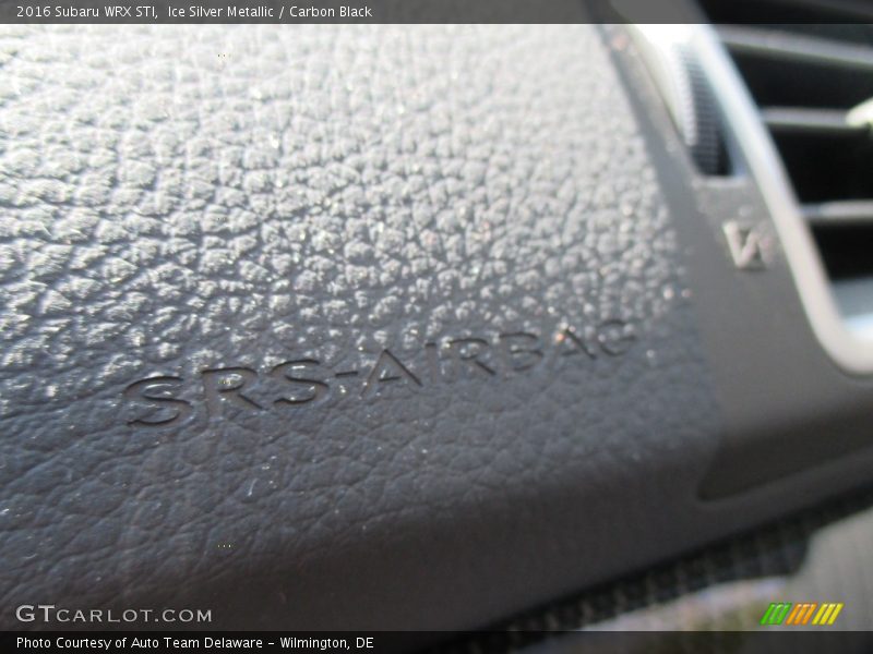 Ice Silver Metallic / Carbon Black 2016 Subaru WRX STI