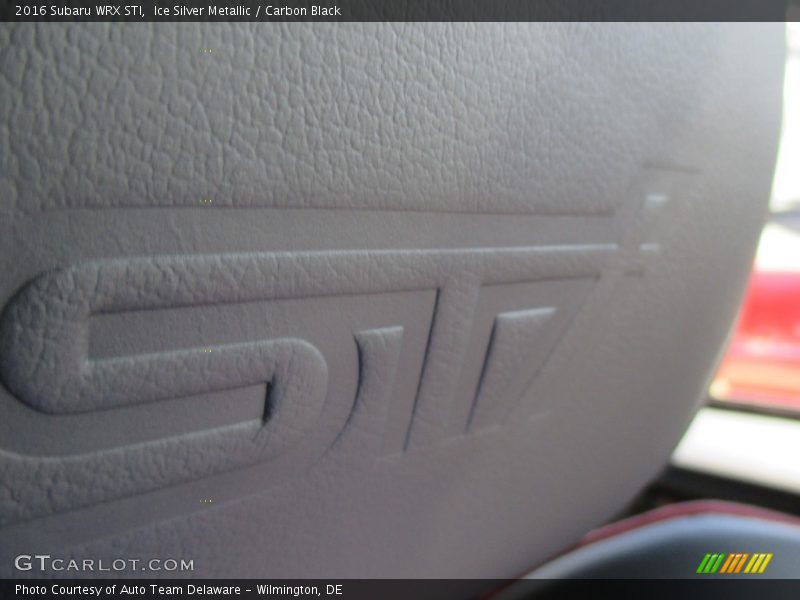 Ice Silver Metallic / Carbon Black 2016 Subaru WRX STI