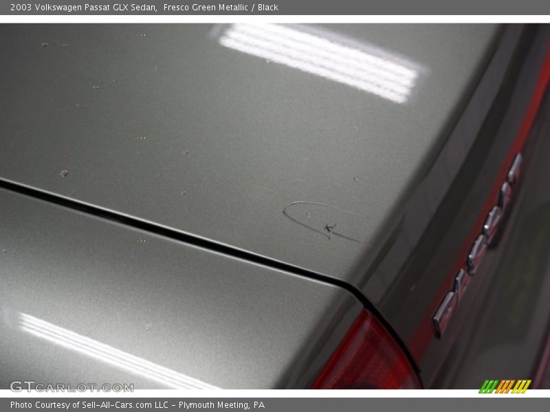 Fresco Green Metallic / Black 2003 Volkswagen Passat GLX Sedan
