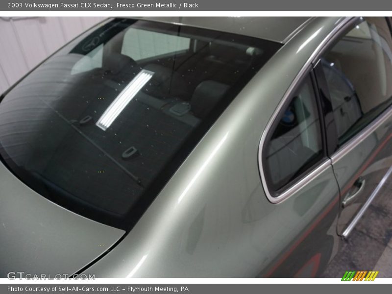 Fresco Green Metallic / Black 2003 Volkswagen Passat GLX Sedan