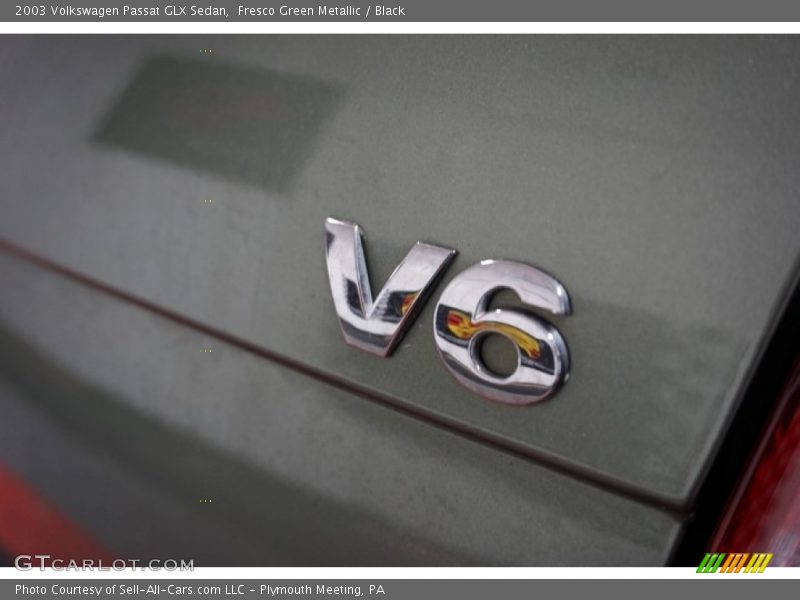 Fresco Green Metallic / Black 2003 Volkswagen Passat GLX Sedan