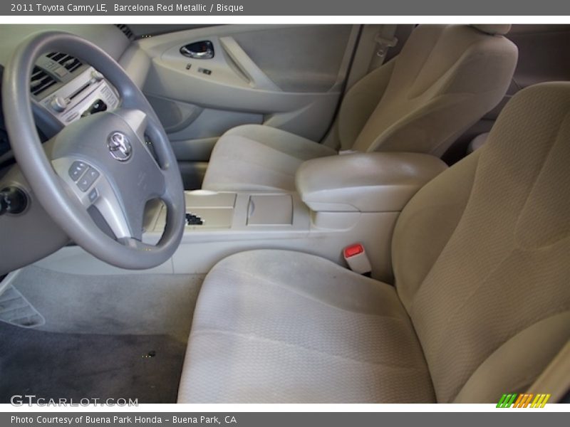 Barcelona Red Metallic / Bisque 2011 Toyota Camry LE