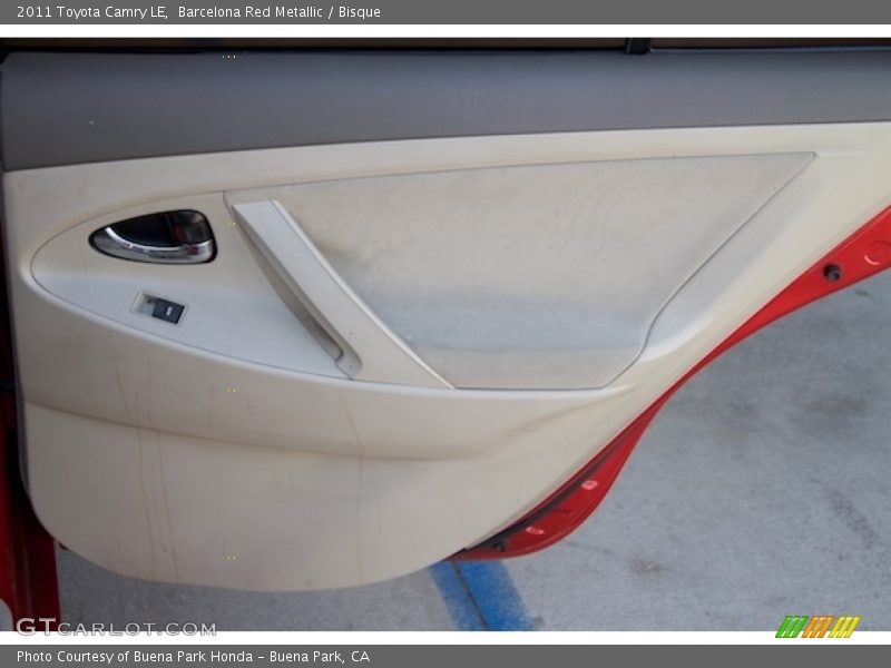 Barcelona Red Metallic / Bisque 2011 Toyota Camry LE