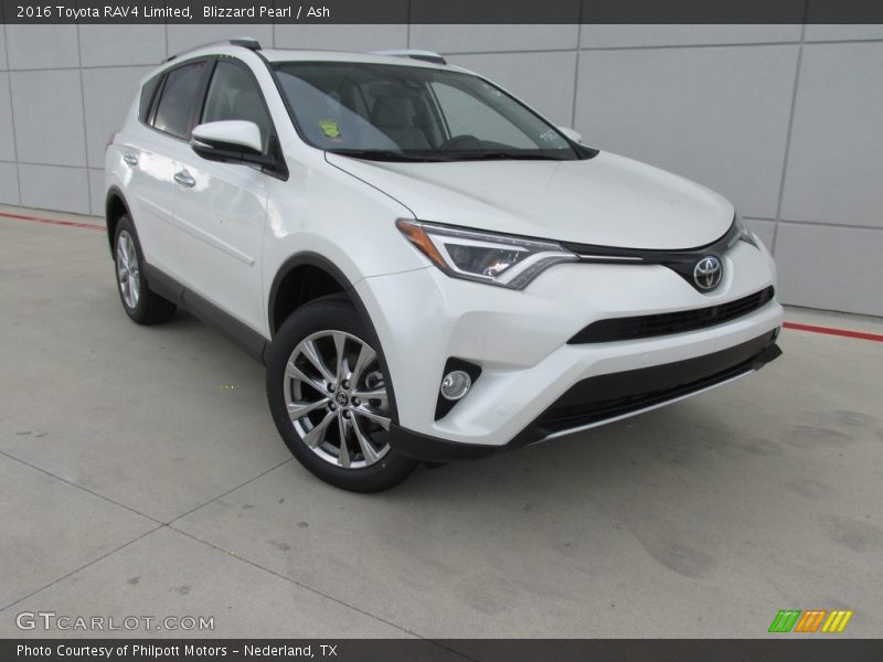 Blizzard Pearl / Ash 2016 Toyota RAV4 Limited