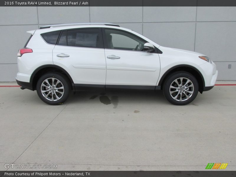 Blizzard Pearl / Ash 2016 Toyota RAV4 Limited