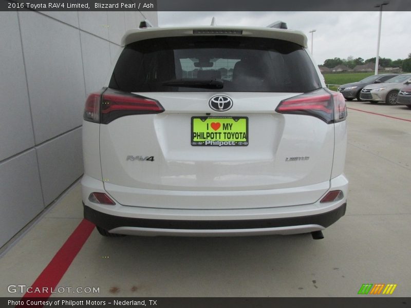 Blizzard Pearl / Ash 2016 Toyota RAV4 Limited