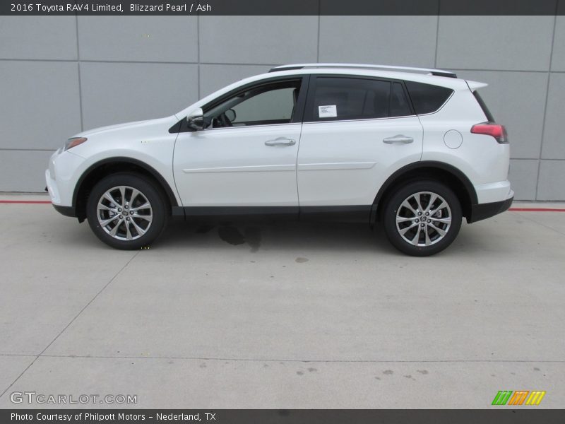Blizzard Pearl / Ash 2016 Toyota RAV4 Limited