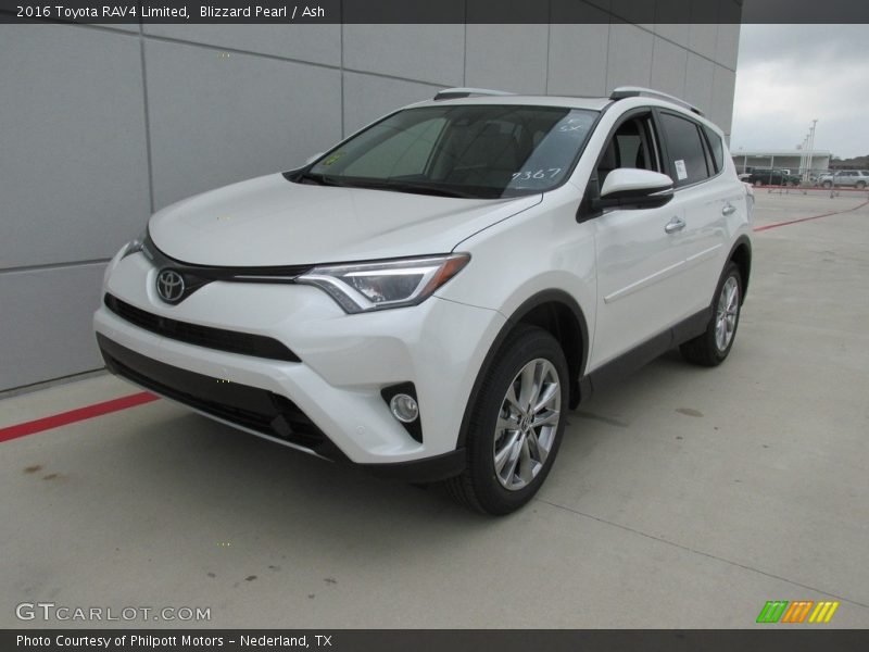 Blizzard Pearl / Ash 2016 Toyota RAV4 Limited