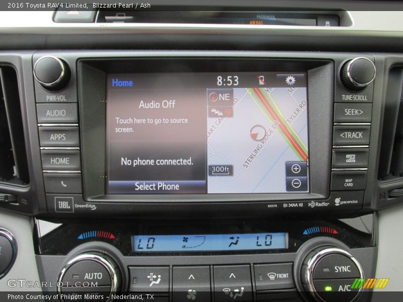 Blizzard Pearl / Ash 2016 Toyota RAV4 Limited
