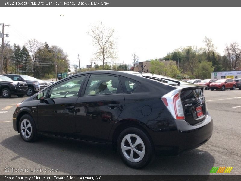 Black / Dark Gray 2012 Toyota Prius 3rd Gen Four Hybrid