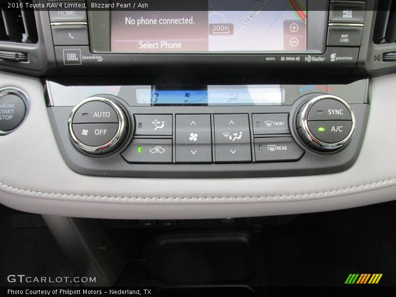 Blizzard Pearl / Ash 2016 Toyota RAV4 Limited