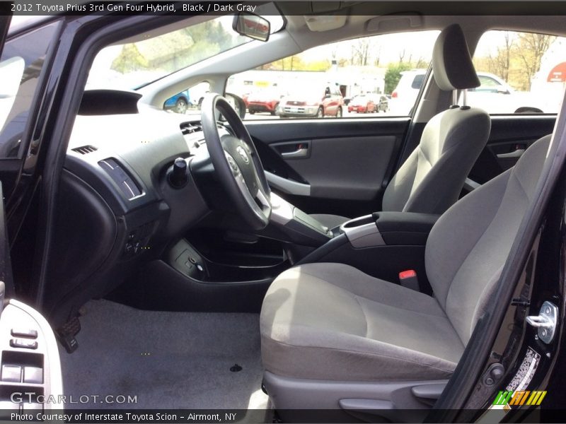 Black / Dark Gray 2012 Toyota Prius 3rd Gen Four Hybrid
