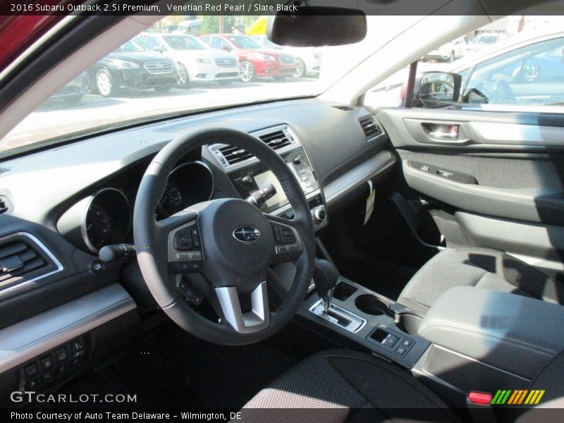 Venetian Red Pearl / Slate Black 2016 Subaru Outback 2.5i Premium