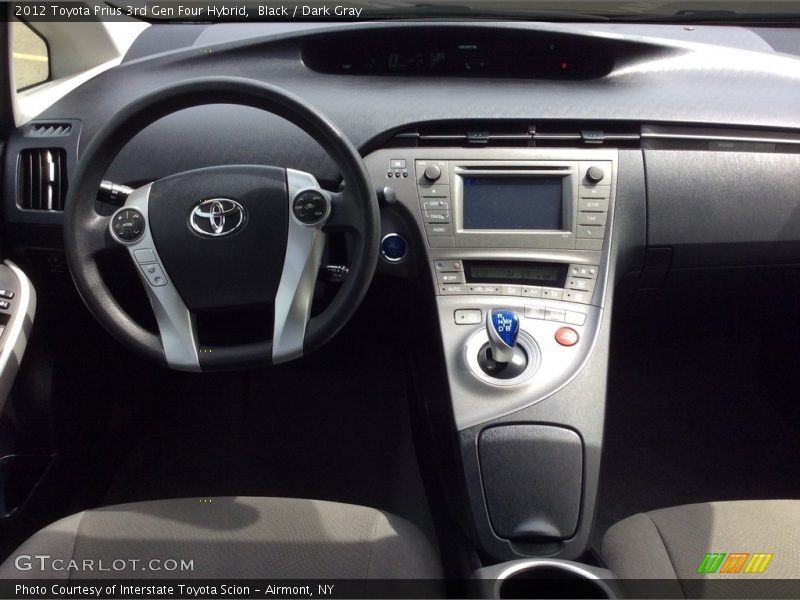 Black / Dark Gray 2012 Toyota Prius 3rd Gen Four Hybrid