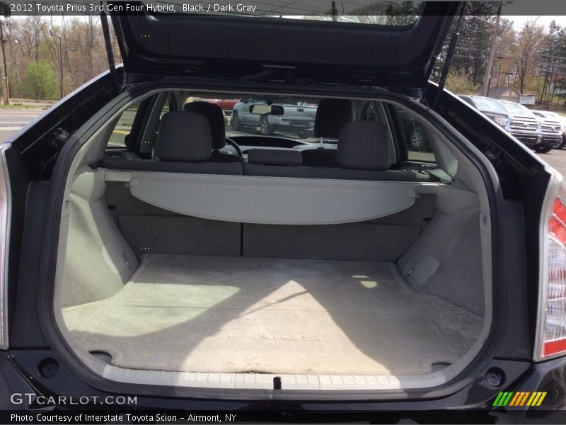Black / Dark Gray 2012 Toyota Prius 3rd Gen Four Hybrid