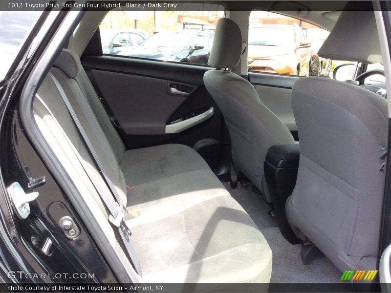 Black / Dark Gray 2012 Toyota Prius 3rd Gen Four Hybrid