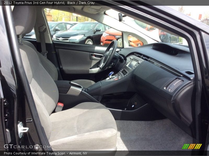 Black / Dark Gray 2012 Toyota Prius 3rd Gen Four Hybrid