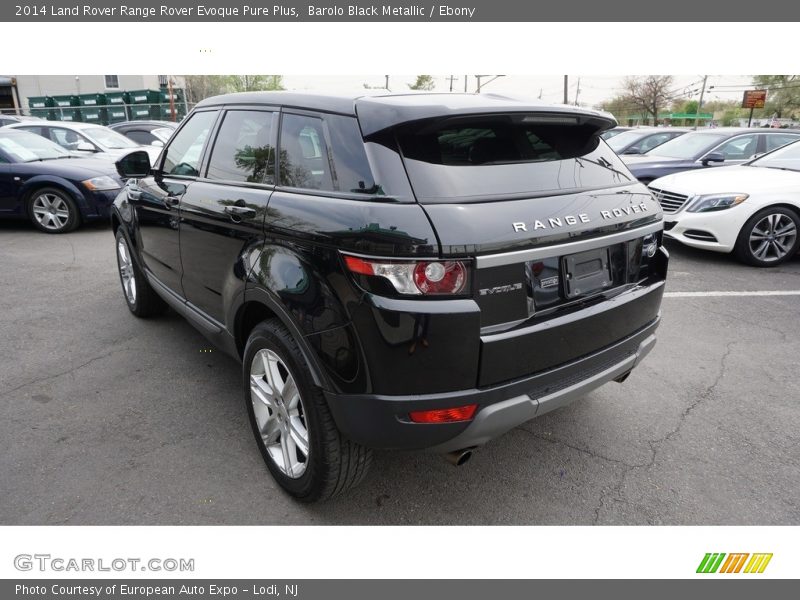 Barolo Black Metallic / Ebony 2014 Land Rover Range Rover Evoque Pure Plus