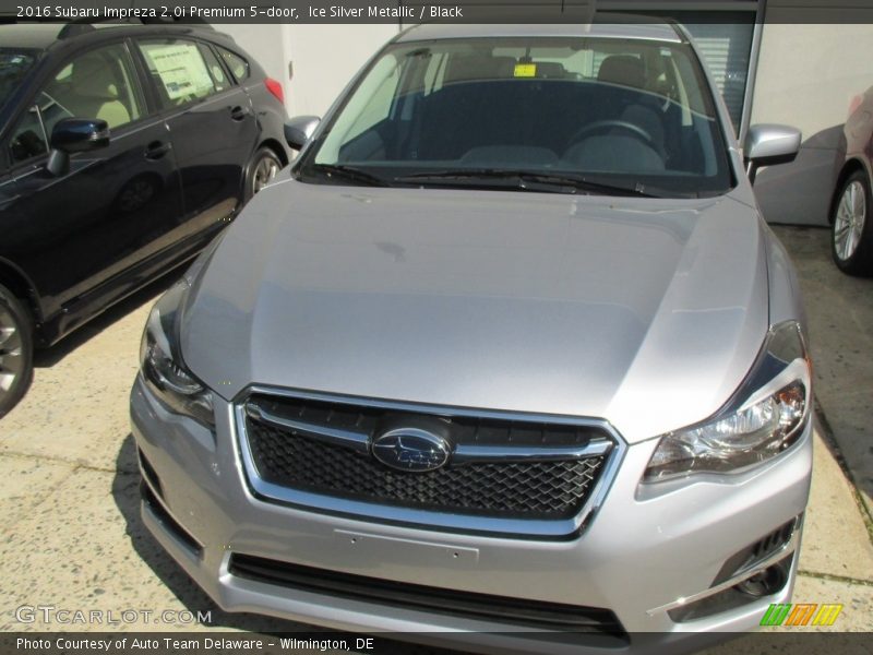 Ice Silver Metallic / Black 2016 Subaru Impreza 2.0i Premium 5-door