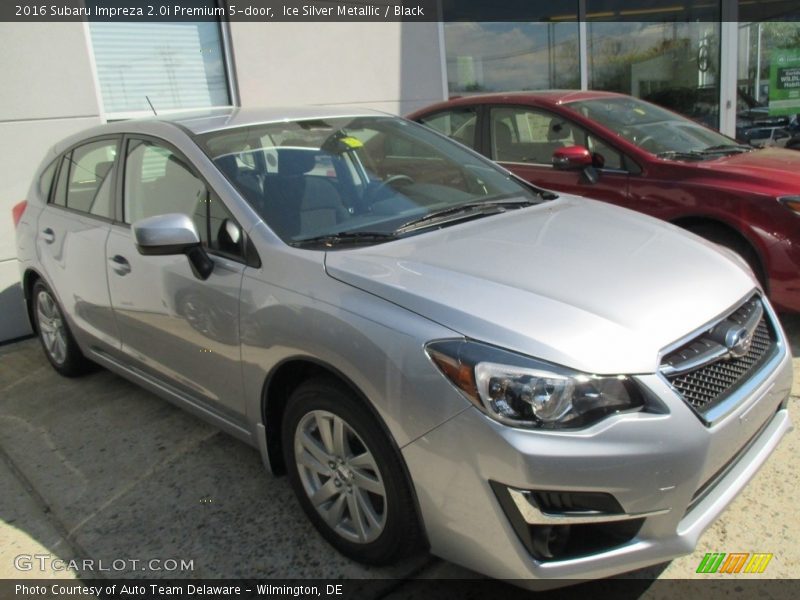 Ice Silver Metallic / Black 2016 Subaru Impreza 2.0i Premium 5-door