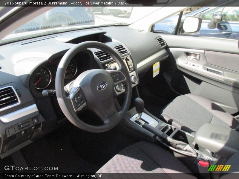 Ice Silver Metallic / Black 2016 Subaru Impreza 2.0i Premium 5-door